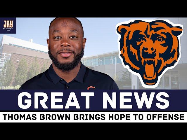 Bears Players THRILLED For New Offensive Coordinator Thomas Brown. Chicago Bears News & Updates