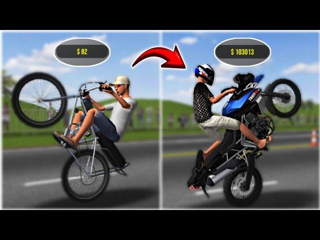 FAÇA ISSO E FIQUE RICO NO MOTO WHEELIE 3D ( NOVA ESTRATÉGIA )