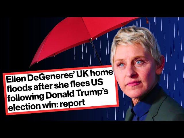 Ellen DeGeneres’ UK Home Floods After She Flees US: Report