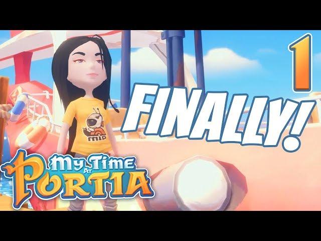 FINALLY TRYING My Time at Portia | Part 1 | Farm Sim Gameplay/Walkthrough