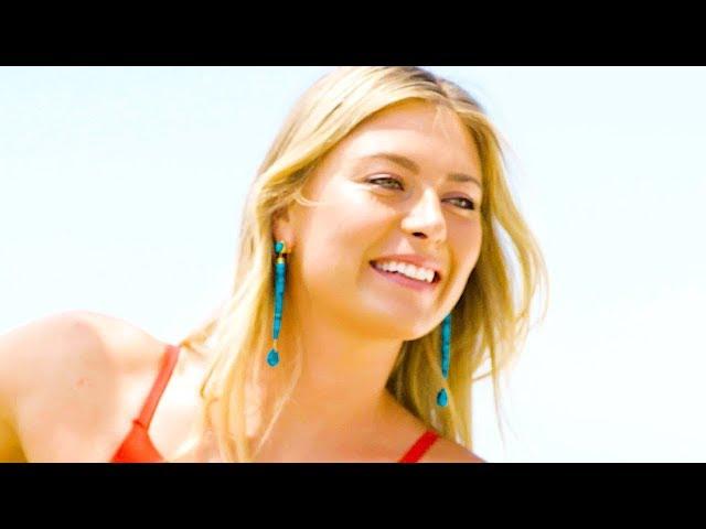 Maria Sharapova Supermodel LA Video Fashion Shoot Hot Maria Sharapova Street Style Porsche 2019