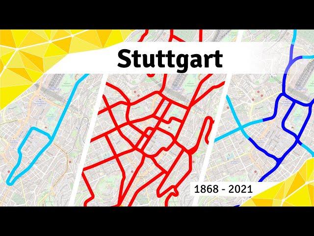 Die Entwicklung der Stuttgarter Straßenbahn (1868-2021)