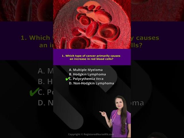 Nursing Hematology Blood Cancer Quiz #shorts