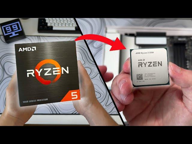 AMD Ryzen 5 5500 - Unboxing and Installation