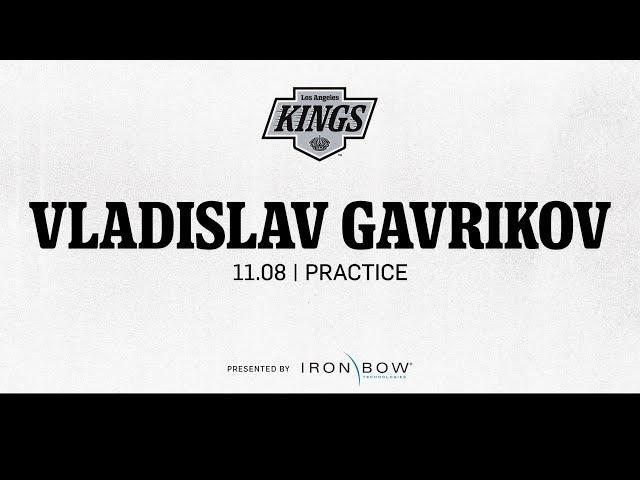 Defenseman Vladislav Gavrikov | 11.08 LA Kings Practice in El Segundo