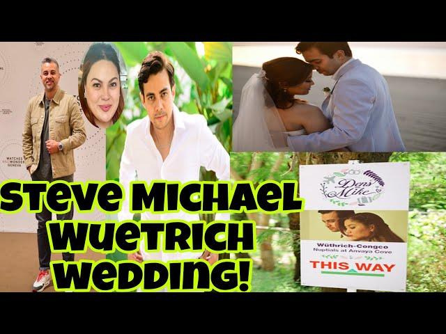 Omg! Steve Michael Wuetrich wedding! So kinasal na pala ang Bf ni KC CONCEPCION! Ex-wife nanggugulo?