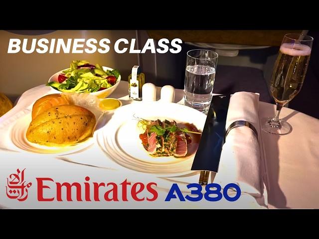 EMIRATES AIRBUS A380 (Business Class) | Seoul - Dubai | Flight Review