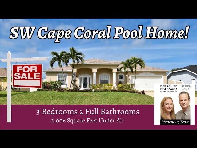 Immaculate SW Cape Coral Pool Home – Move-In Ready!