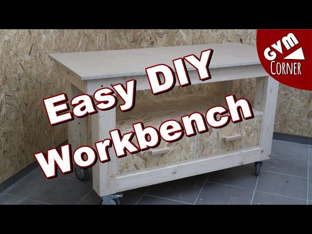 Einfache und günstige Werkbank selber bauen / Easy DIY Workbench