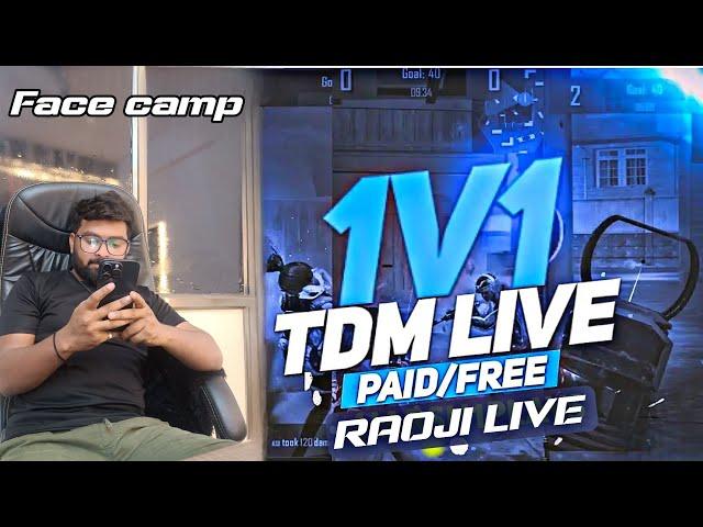 BGMI 1V1 TDM ROOM LIVE WITH M416 || BGMI CUSTOM ROOM LIVE || RAOJI LIVE