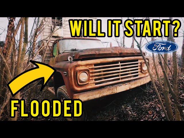 FLOODED and ABANDONED Ford 600 will it start??