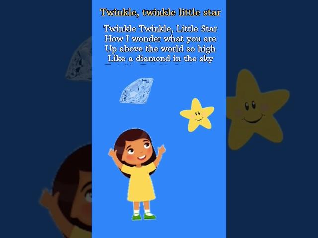 Twinkle, twinkle little star |English rhymes #nurseryrhymes #rhymeswithlyrics #poyam #preschool