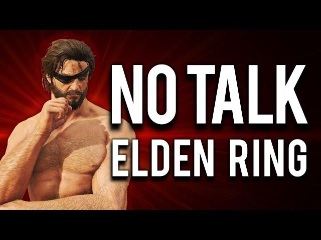 How to Beat Elden Ring without Talking