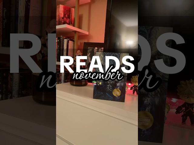 November Reads #bookcommunity #bookrecommendations #booktube #books #bookishcontent #booktokbooks