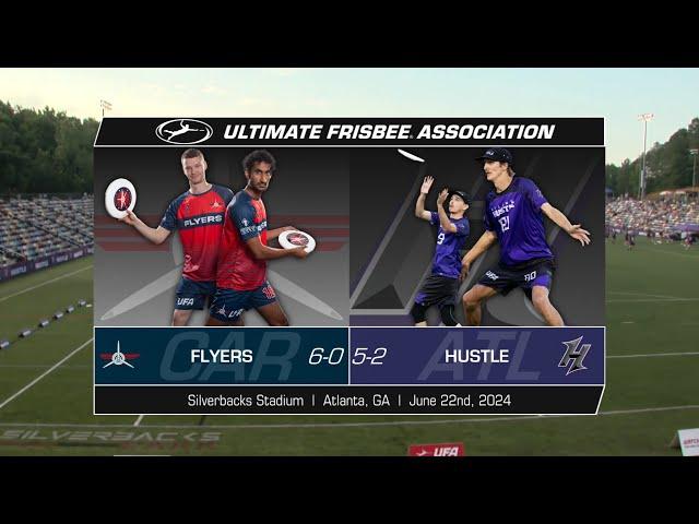 FULL GAME Pro Ultimate Frisbee | Carolina Flyers vs Atlanta Hustle | June 22, 2024