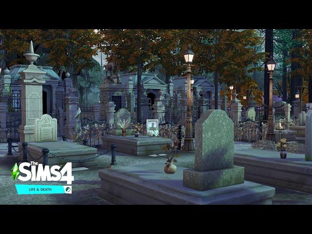 Cemetery • Life & Death Expansion Pack • The Sims 4 • No CC | Speed Build