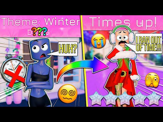 I *CAN'T SEE* The TIME For EVERY ROUND In DRESS TO IMPRESS... *Stressful* | ROBLOX Challenge