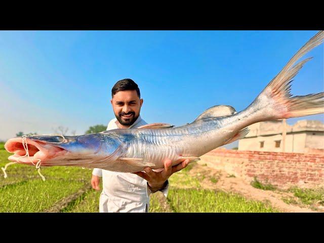 BIG RIVER FISH | Fish Pakora Recipe with Traditional Style | My Village Food Secrets