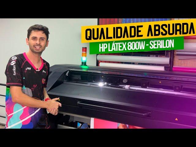 MINHA NOVA HP LÁTEX 800W - Unboxing e primeiras impressões | Serilon