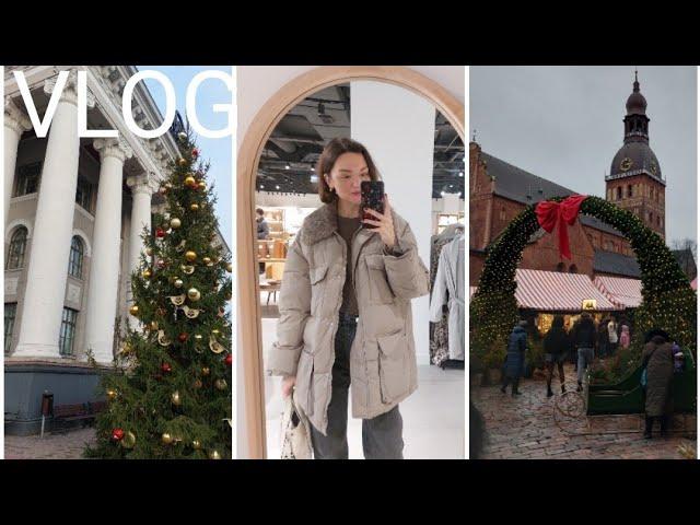 Предновогодний VLOG. Кафе Miit, Рига в картинах, праздничная ярмарка, Zara Home, покупки в H&M