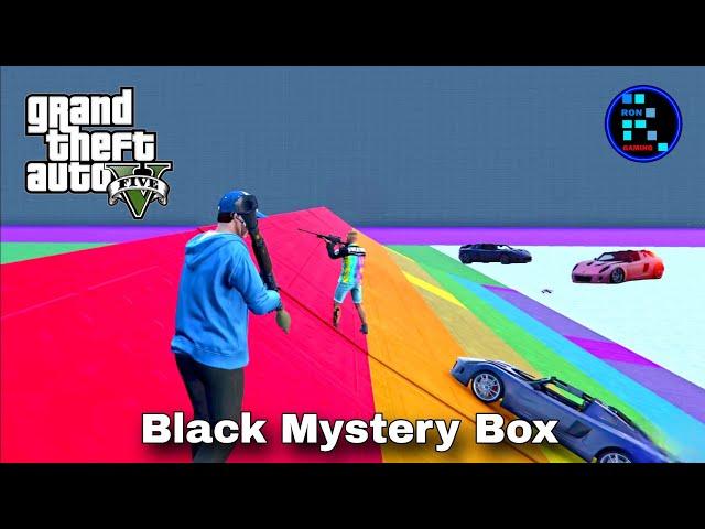 GTA V | Black Mystery Box & RON Vs MOMO Rpgs Vs Cars