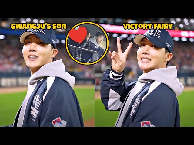 BTS j-hope Earns 'Victory Fairy' Title After Baseball Pitch | BTS Hobi Brings Special 'Date'