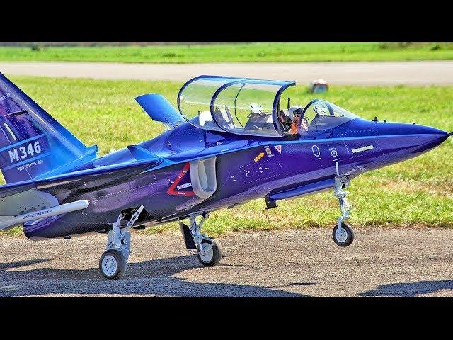 XXL ALENIA AERMACCHI M-346 PROTOTYPE RC TURBINE JET | JET POWER 2018