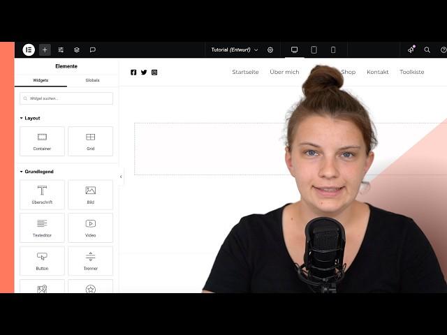 Dein Start mit Elementor: Tutorial 2025 (deutsch)