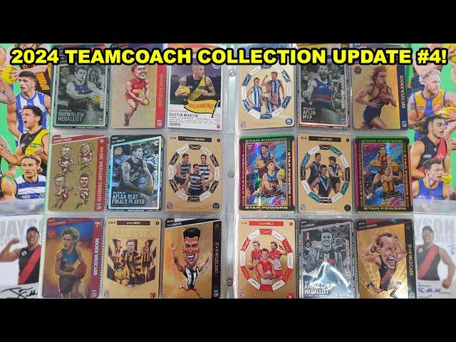 COLLECTION UPDATE #4! 2024 AFL TEAMCOACH CARDS