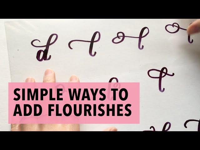 Calligraphy Flourishing for Beginners - Create Endless Flourish Variations