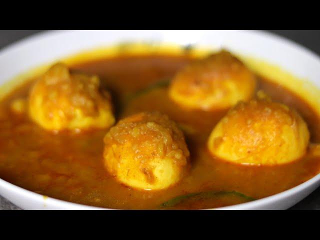 ডিম দিয়ে আলুর ডাল রান্না । Dim Alur Dal Rannar Recipe | Potato Egg Curry Recipe