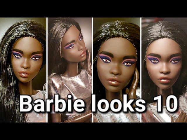 Barbie LOOKS 10. Распаковка и обзор самой темной мтм барби Симон.