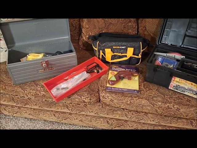 Decluttering  Our Tool Boxes ( They Were a Disaster!!)