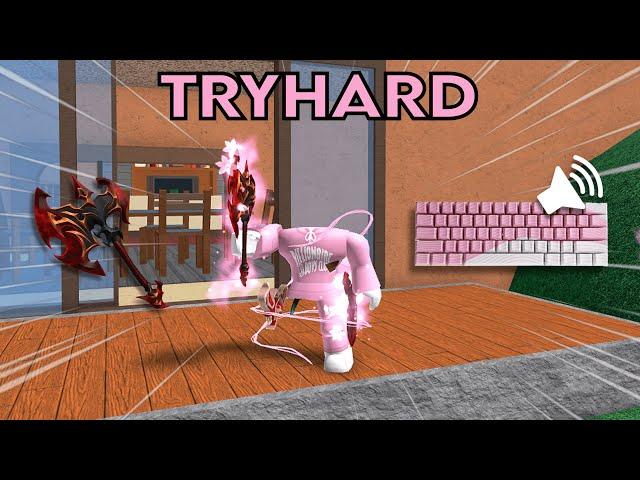 TRYHARD BEATS TEAMERS IN MM2...  (Handcam + ASMR)