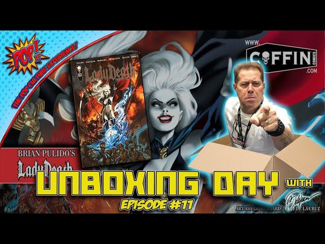 UNBOXING Lady Death Treacherous Infamy | Coffin Comics | Unboxing Day with Billy Tucci