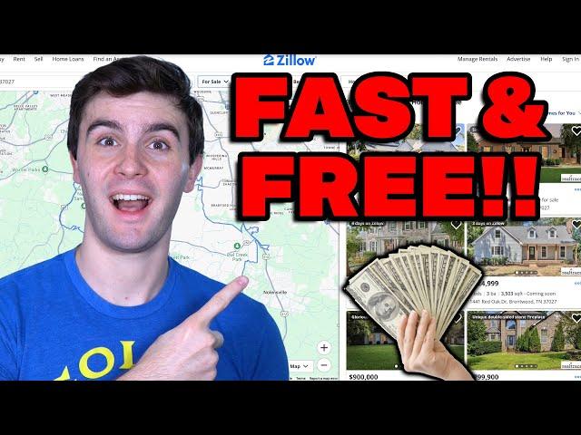 How To Find Wholesaling Real Estate Deals For FREE with Zillow