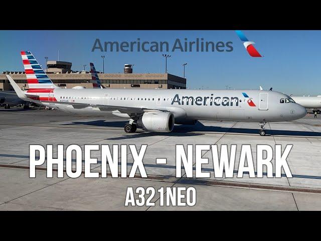 Flying on American's A321NEO | Phoenix to Newark | Economy