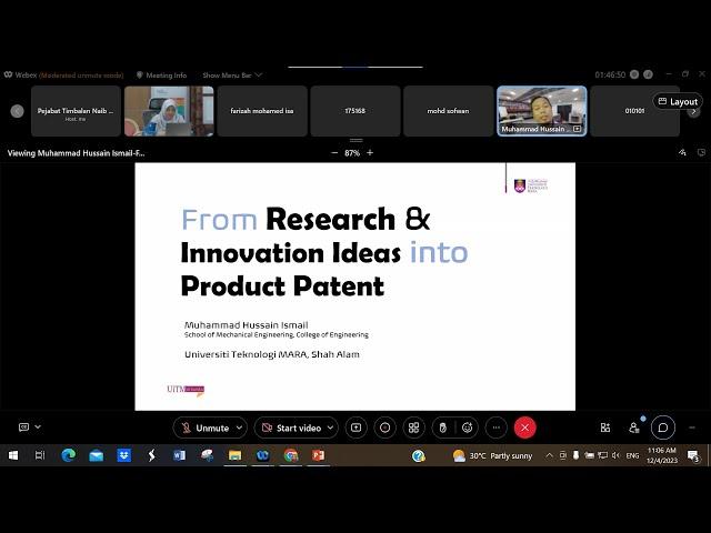 BTU-BITCOM : From Research & Innovation Idea into Product Patent