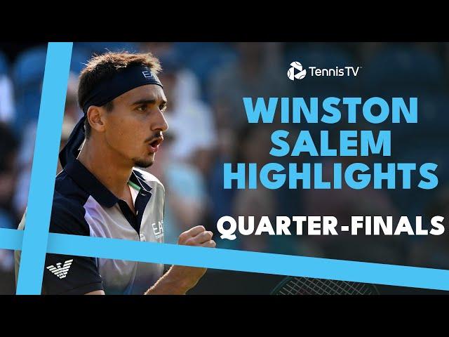 Michelsen Meets Eubanks; Sonego & Goffin In Action | Winston-Salem 2024 Quarter-Final Highlights