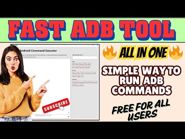 Fast ADB Tool 2025  One Click ADB & Fastboot Setup Without Hassle!