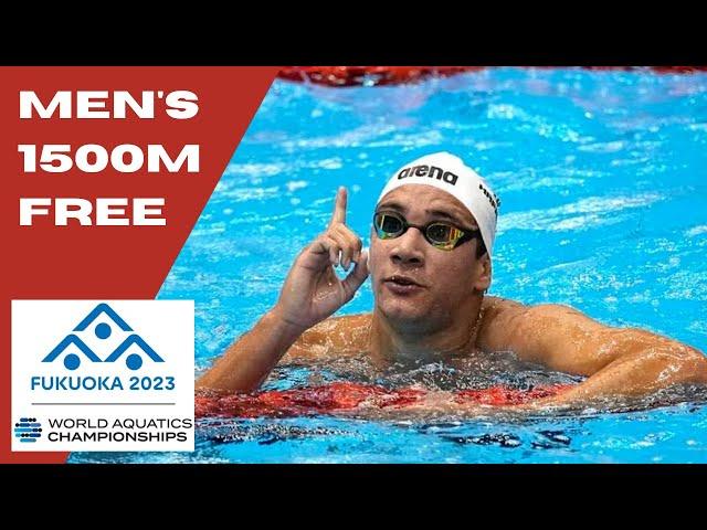 Best 1500m Free Ever?! - Men's 1500m Freestyle Final - World Champs 2023 Fukuoka