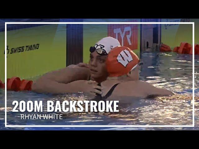 Rhyan White Has Strong Swim in Women's 200M Backstroke | TYR Pro Swim Series I San Antonio