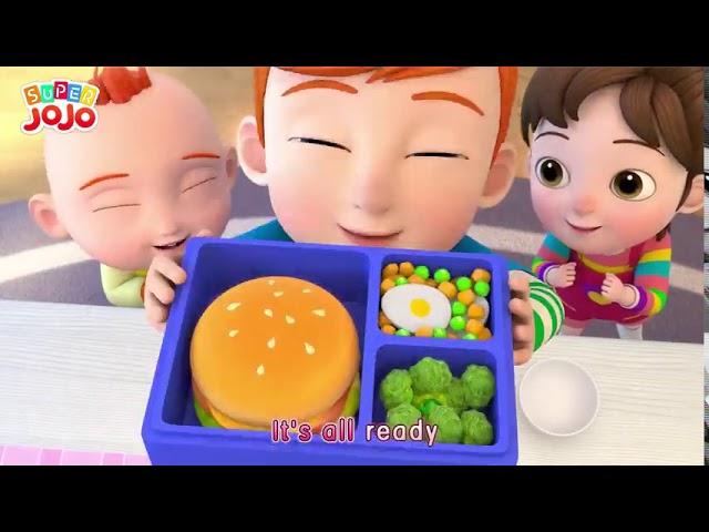 My Yummy Lunch |Shapes in My Lunch Box | Kids Learn Shapes | Super JoJo Nursery Rhymes & Kids Songs