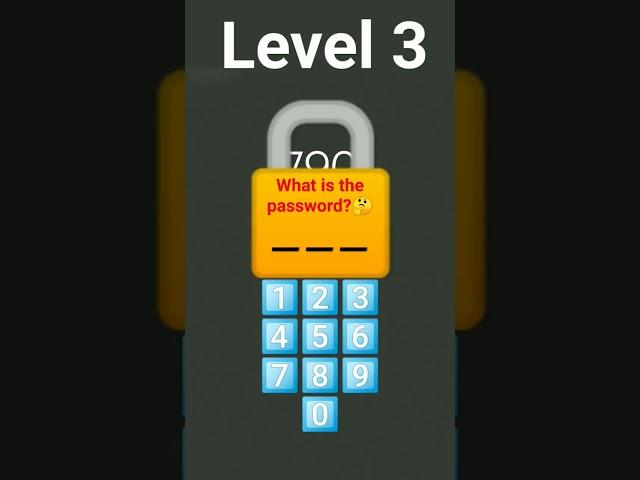 What is the Password? (Level 3) #shorts