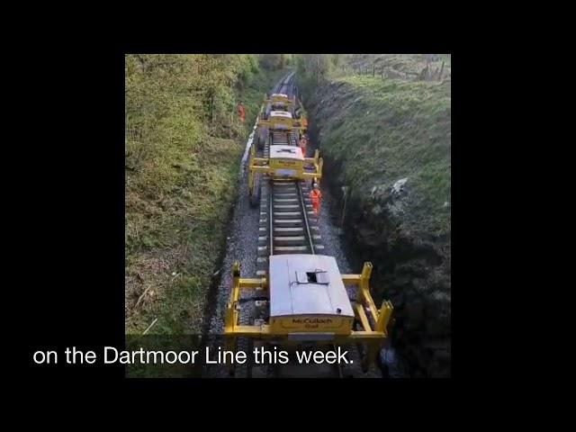 McCulloch Panel Lifters on the Dartmoor Line