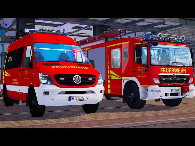 Emergency Call 112 - German Firefighters, Ambulance Responding! 4K