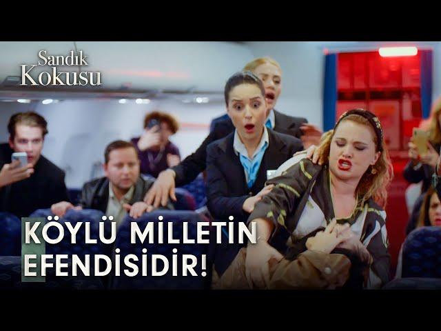 Gülnaz'dan uçakta meydan dayağı  | Sandık Kokusu 35. Bölüm