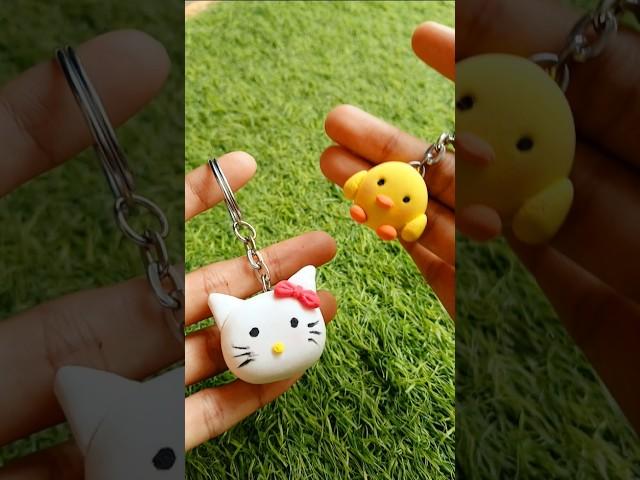 Diy Cute Clay Ideas #shorts #diy #cute #clayart #keychain