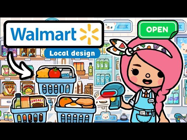 WALMART SUPERMARKET! || Mega Shop Design || Toca Life World