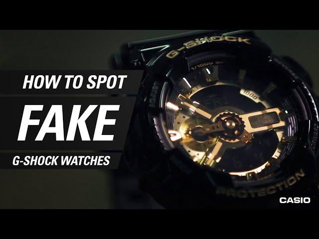 CASIO Watches PH | How To Spot Fake G-SHOCK Watches